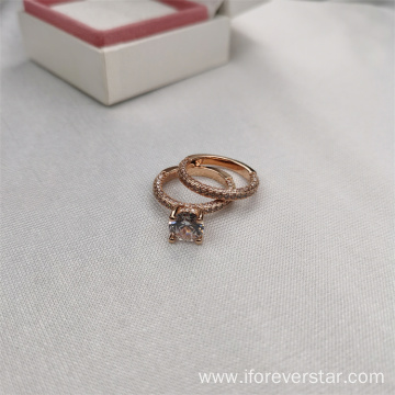 Forever Star New Arrival Rose mix Engagement Jewelry